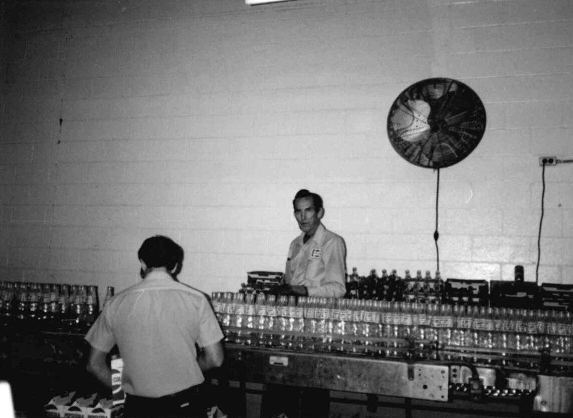 Carl Anders working Bottle Line2